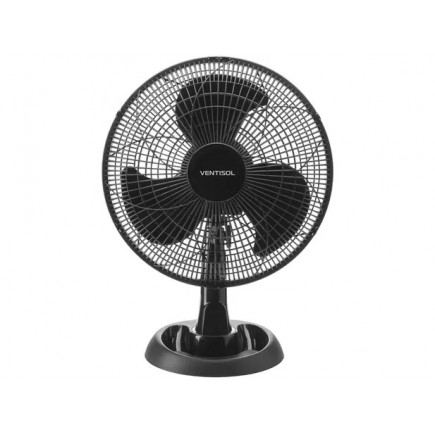 VENTILADOR DE MESA VENTISOL TURBO ECO 30CM 52W 6P PRETO 110V