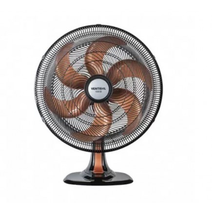 VENTILADOR DE MESA VENTISOL TURBO 6 PAS 40CM BRONZE 127V