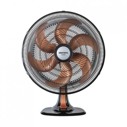 VENTILADOR VENTISOL DE MESA TURBO 6 PAS 50CM BRONZE 127V PREMIUM