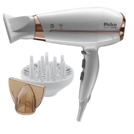 SECADOR DE CABELOS PHILCO BEAUTY ROSE 127V