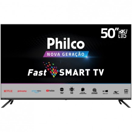 TV PHILCO 50 SMART PTV50G70SBLSG ULTRA HD 4K TELA INFINIT