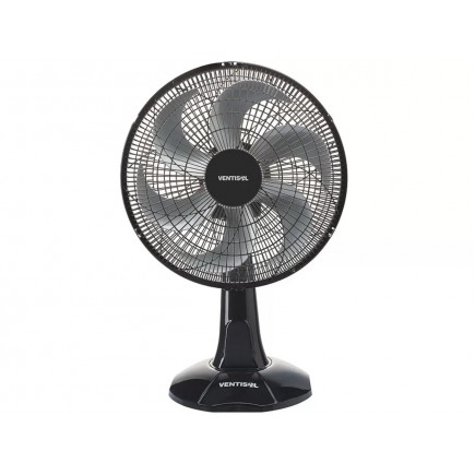 VENTILADOR DE MESA VENTISOL TURBO 6 PAS 30CM PRETO 127V PREMIUM