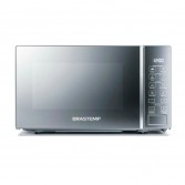 MICRO ONDAS BRASTEMP 20 LITROS INOX  ESPELHADO - BMS20ARANA