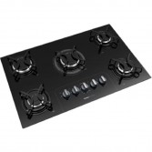 FOGAO COOKTOP CONSUL 5 BOCAS 127 220V 60HZ PRETO CD075AEUNA