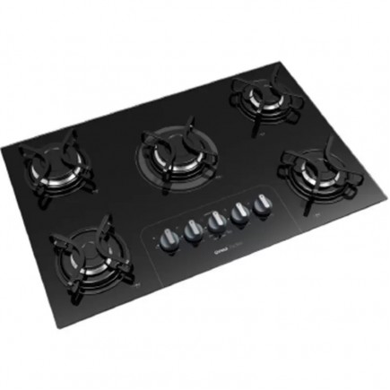 FOGAO COOKTOP CONSUL 5 BOCAS 127 220V 60HZ PRETO CD075AEUNA